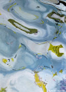 WHITBY REFLECTIONS I<br>Acrylic on Canvas<br>40.5x56cms