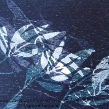 Angophora Leaves (sea blue) wood grain 2