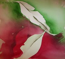 Gum Leaves, Red & Green compliments