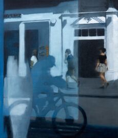 'Soho, London', 70 x 60 cm, oil on canvas