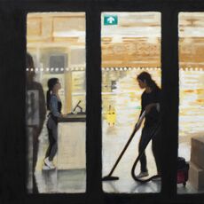 'Nothing Old, Nothing New', oil on canvas, 72 x 72 cm