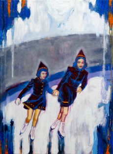 'Moving On', 35 x 48 cm, oil on canvas, £500