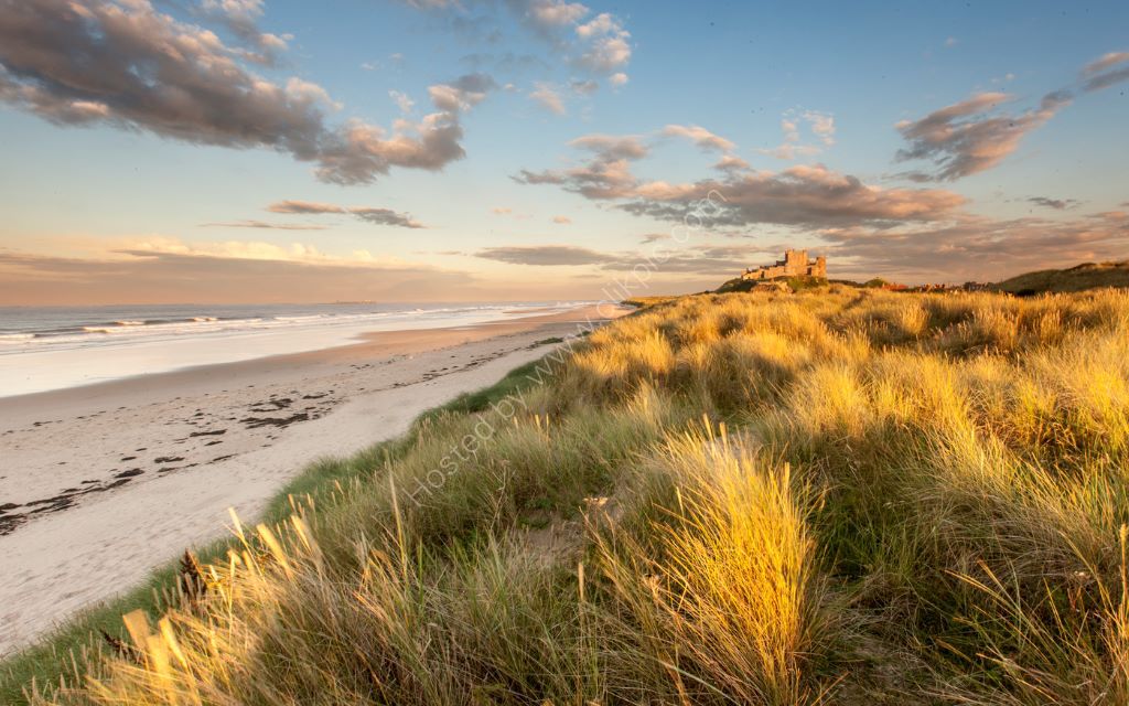 Sunset at Bambrugh