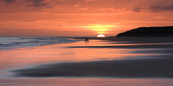 All alone on the beach