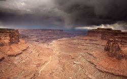 Snowstorm on the Desert
