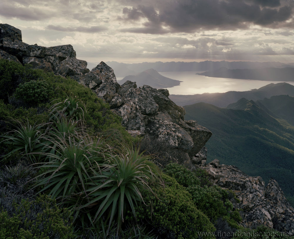 Sunburst over Lake Pedder