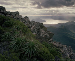 Sunburst over Lake Pedder