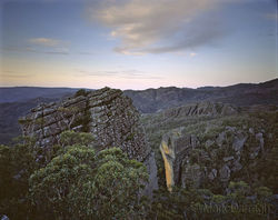 Evening sky, Victoria Range