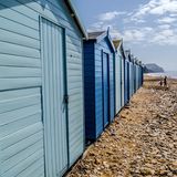 Blue beach huts 2