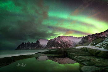 Aurora at Tungeneset, Senja, Arctic Norway