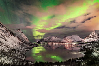 Bergsbotn aurora, Senja, Arctic Norway