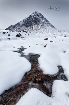 Glen Etive in Winter, Glencoe, Scotland