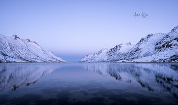 Esfjordbotn dawn, Tromso, arctic Norway
