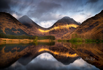 Fleeting light, Glen Etive, Scotland