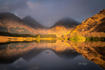 Glen Etive reflections, Glen Etive Scotland