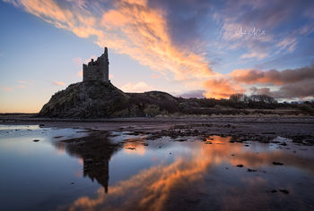 Dawn at Greenan Castle, Ayrshire, Scotland
