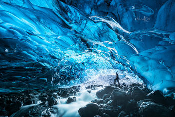 Glacial torrent, Iceland