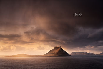 Winter sunset, Faroe islands