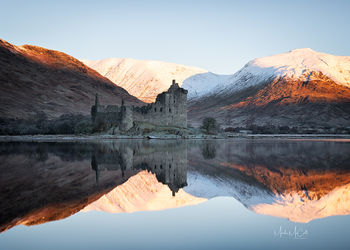 Fire and Ice, Kilchurn castle, Loch Awe, Scotland