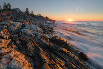 Pemaquid dawn, Maine, USA