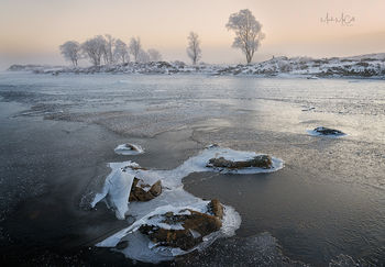 Loch Ba sunrise, Rannoch Moor, Glencoe, Scotland