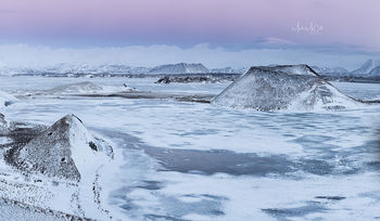 Pseudo-craters, Myvatn, Iceland