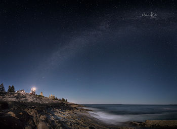 Pemaquid Light and the Milky Way, Maine, USA