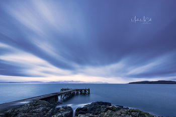 Passing by, Portencross, Ayrshire, Scotland