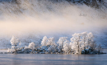 Clearing mist, Rannoch Moor, Glencoe, Scotland