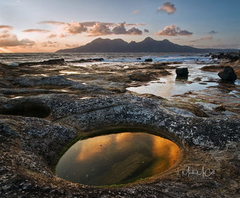 Rum from Eigg, Inner Hebrides, Scotland