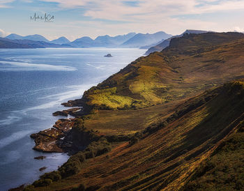 The Cuillins from near Staffin, Isle of Skye, Scotland