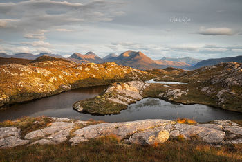 Hidden lochan, Torridon, Wester Ross, Scotland