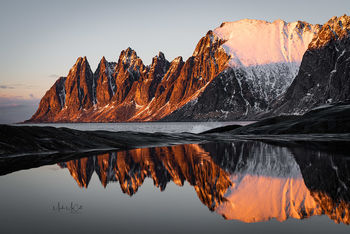 Tungeneset sunset, Senja, Arctic Norway