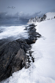 Winter at Tungeneset, Senja