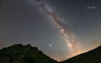 Milky Way near Jerzu, Sardinia, Italy