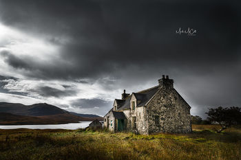 Croft with a view, Lewis, Outer Hebrides