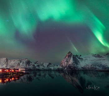 Hamnoy Aurora, Lofoten Islands, Arctic Norway
