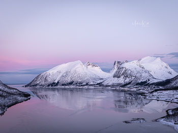 Pre-dawn colours, Bergsbotn, Senja, Arctic Norway