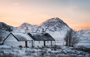 Black rock cottage, Glencoe, Scotland