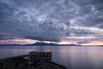 View to Arran, Ayrshire, Scotland