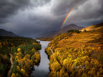 Glen Affric Rainbow, Highland, Scotland