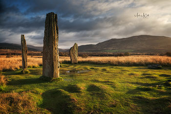 Morning light, Machrie Moor standing stones, Isle of Arran