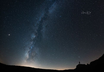Milky Way silhouette, Sardinia