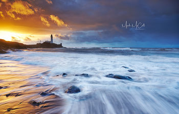 Winter sunset, Turnberry, Ayrshire