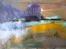 'Marshes', mixed media, 26x18.5cm