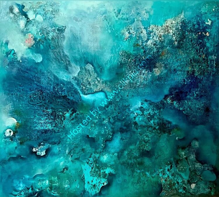 Under The Sea 003 80 x 90 cm oil