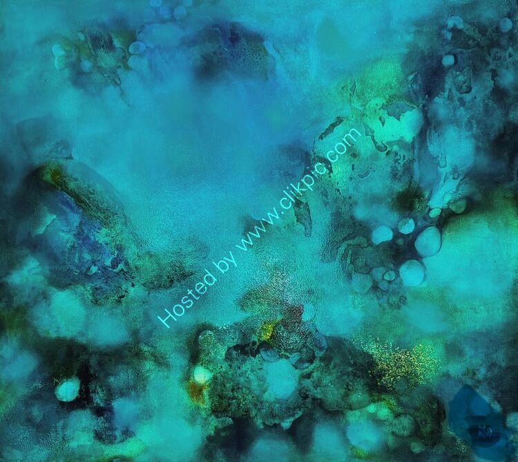 Under The Sea 002 80 x 90 cm oil