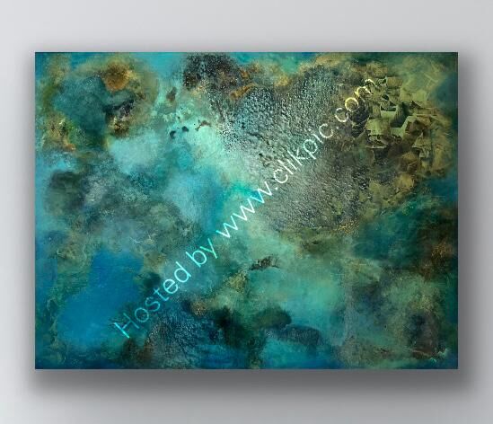 Under The Sea In the Deep 76 x 101 cm oil