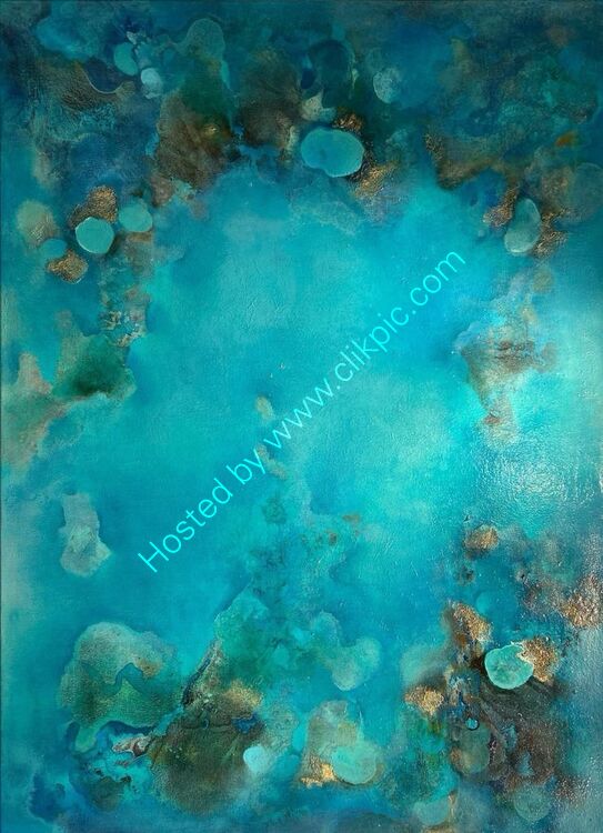 Under The Sea 001 76 x 101 cm oil