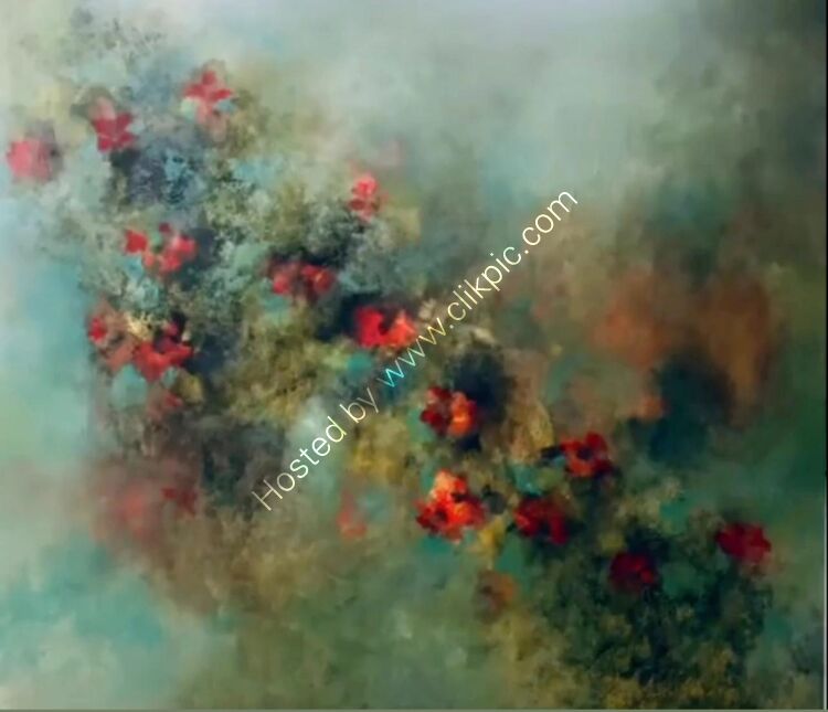 Misty 001 80 x 90 cm oil